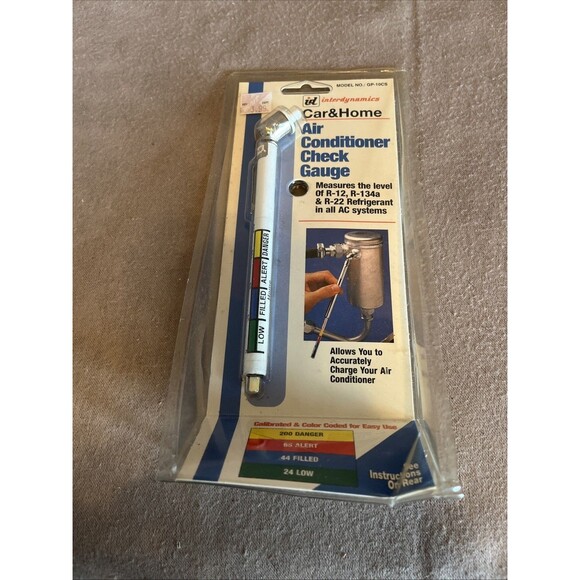 NEW VTG NOS Interdynamics Car Home Air Conditioner Check Gauge Model GTH-10CS - Picture 9 of 9